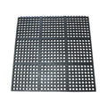 Black Pack of 2 Anti-Fatigue Rubber Matting A247893