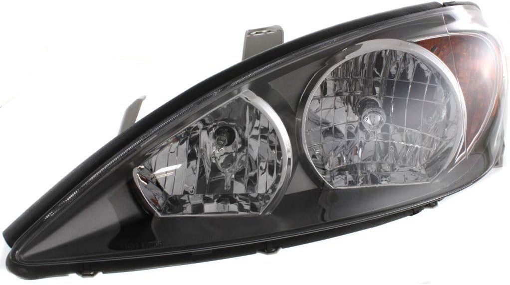 2002-2004 Toyota Camry Headlight Driver Side Black K19570