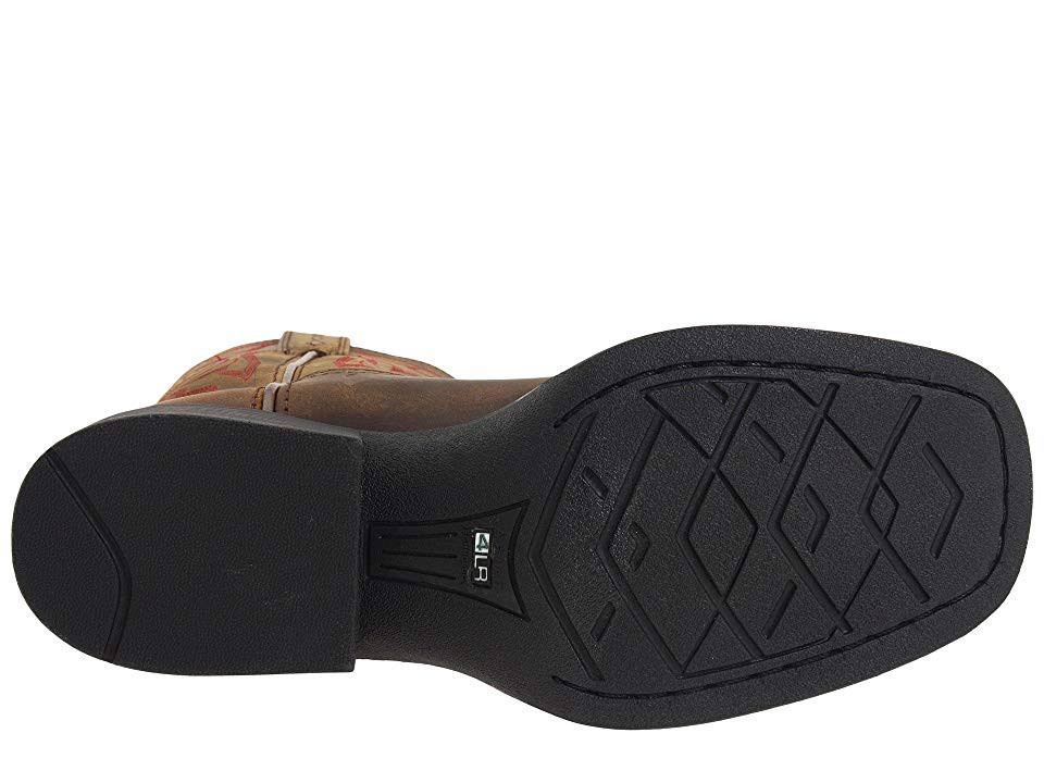 Distressed Brown Kids Quickdraw Boots N1194