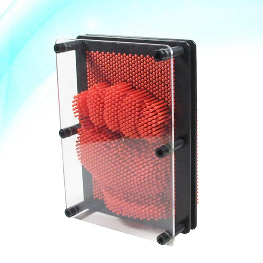 Large Size Red 3-Dimensional Pin Art Board Toy D41643