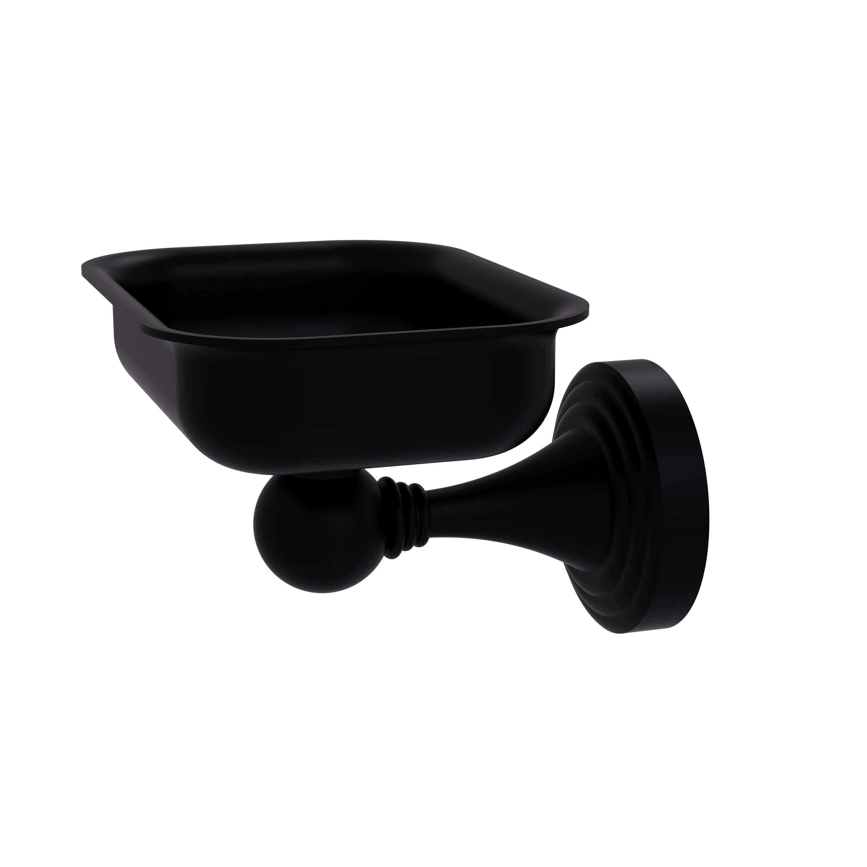 Matte Black Wall Mounted Soap Dish R329253