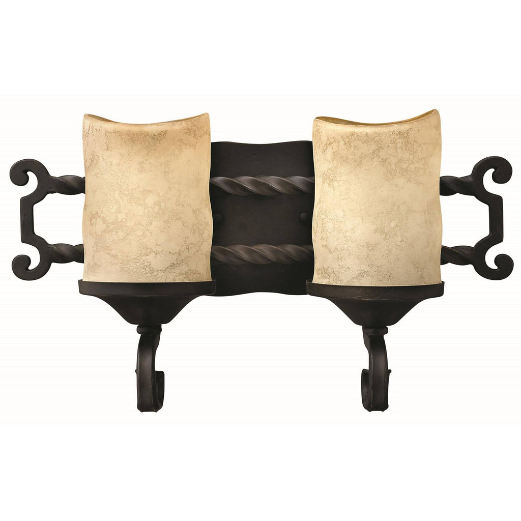 Olde Black 2 Light Bath J801221