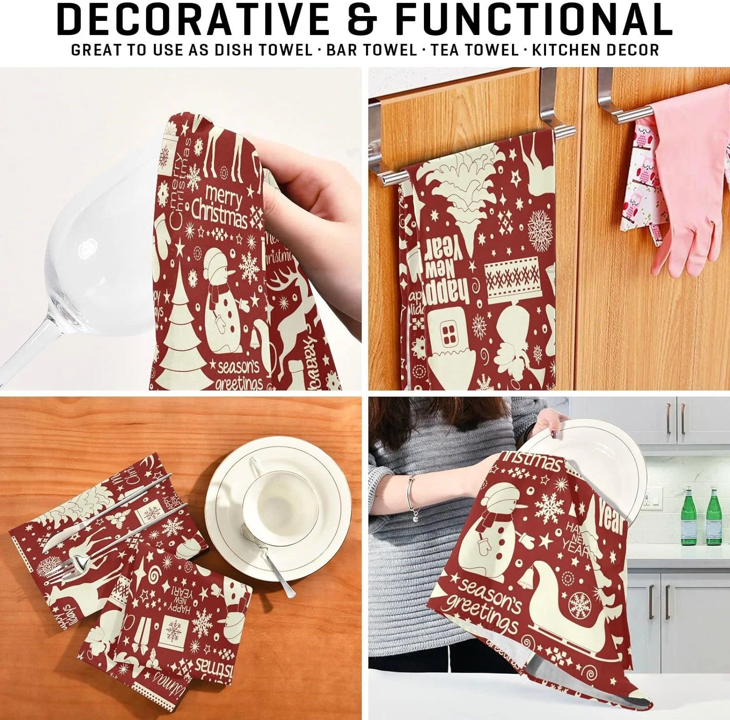 6Pcs Kitchen Dish Towel Set I1150