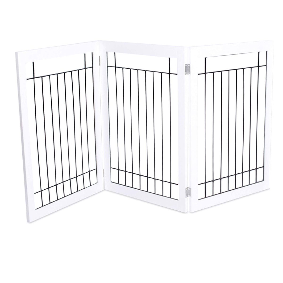 Traditional Wire Dog Gate - 3 Panel - 30 inch Tall T16954