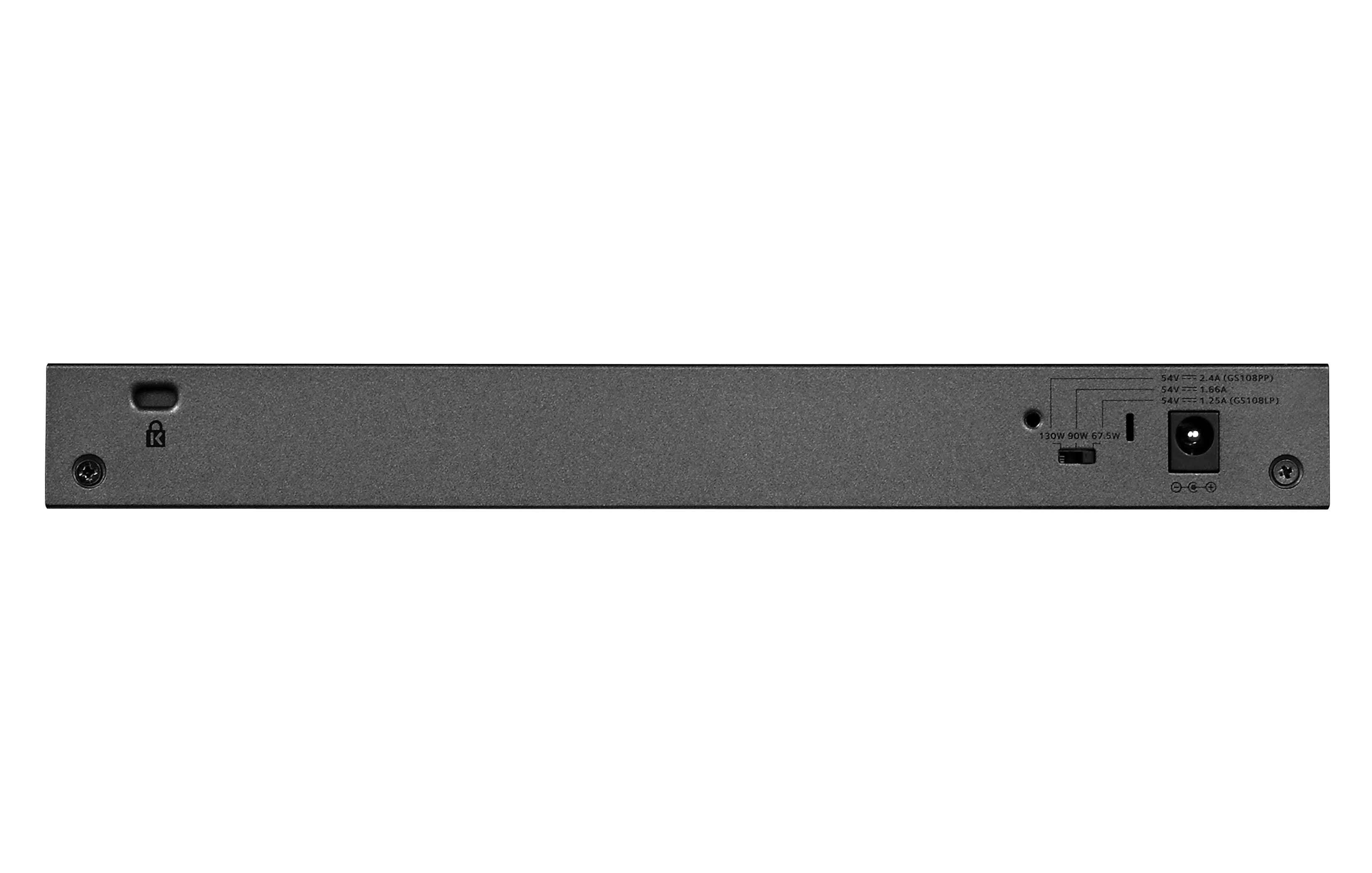 8 PoE+ Ethernet Ports Unmanaged Switch I46173