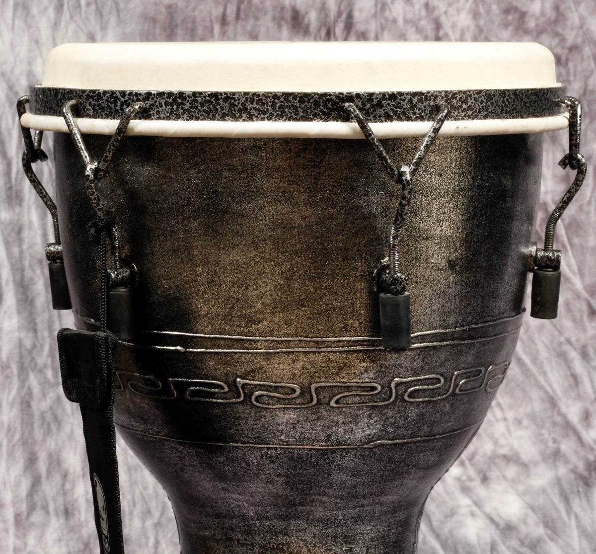 Antique Silver Djembe E4226