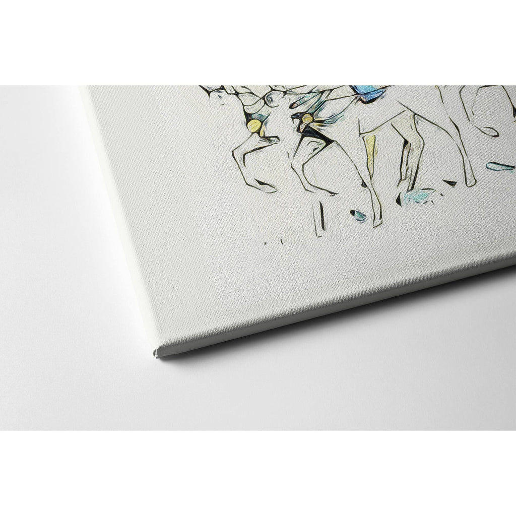 Multi-Color Stretched Canvas C378