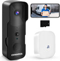 White 1080P HD Video Doorbell Camera with Chime B983178
