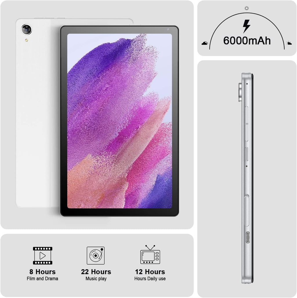 Silver 10.4 inch Android Tablet with 32GB Storage E536