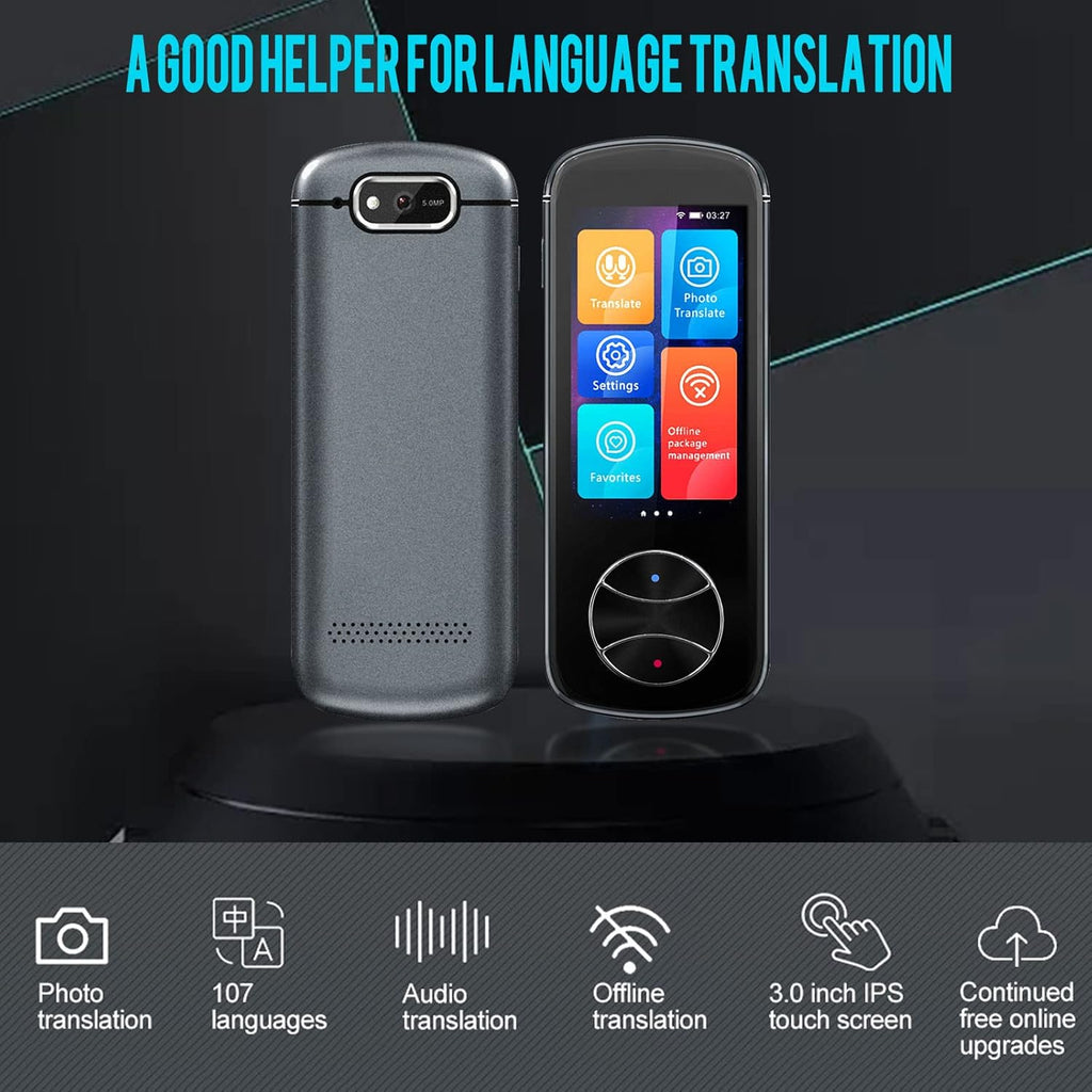 Portable Instant Voice Translator with Touch Screen B1907