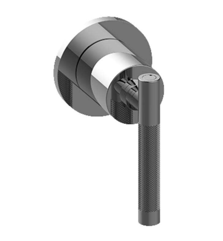 Polished Chrome Round 2-Way Diverter Trim Plate with Harley Handle O757493