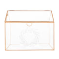 Glass Terrarium Card Holder, Rose Gold T336302