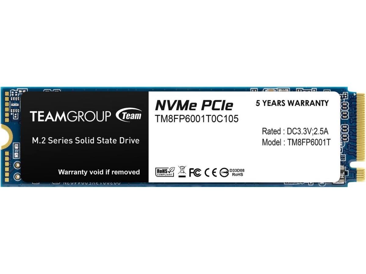 1TB M.2 PCIe NVMe SSD I1305