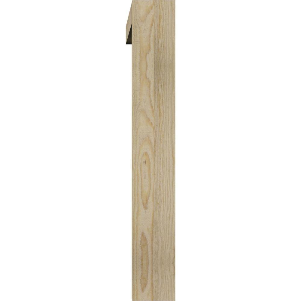 Thorton Block Rough Sawn Bracket with Offset Brace, Douglas Fir R112573