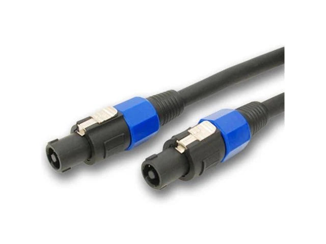 50& Speakon Speaker Cable 4 Conductor Black N4765