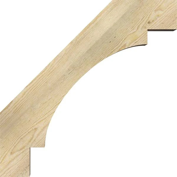 4x22W x 24x22D x 24x22H Rough Sawn Brace, Douglas Fir J817