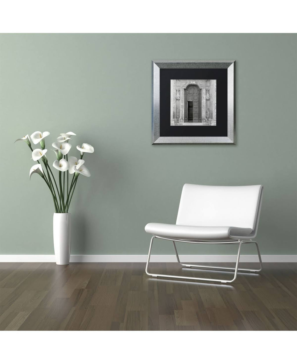 Black Matted Framed Art S51801