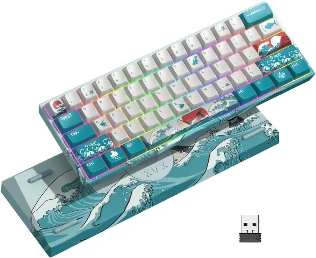 60% Wireless Mechanical Keyboard with RGB Backlit E172