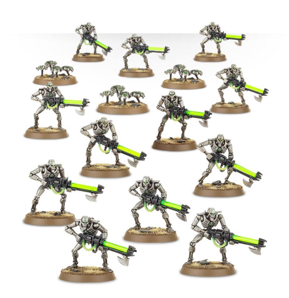Warhammer Necron Warriors with Canoptek Scarabs G3714