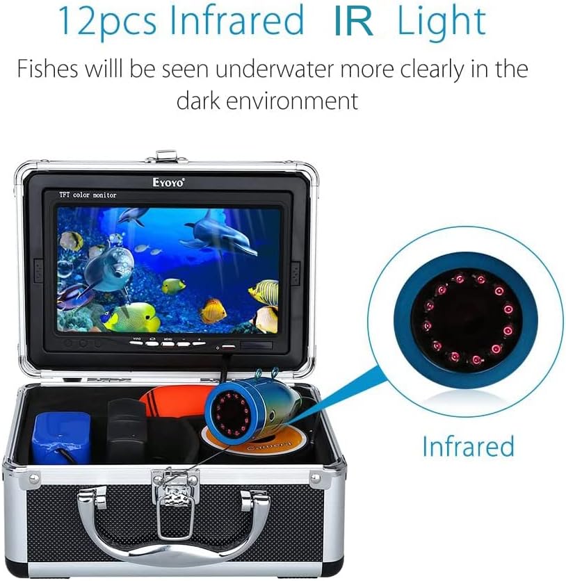 7 inch LCD Monitor Fishing Camera with 30m Cable M448