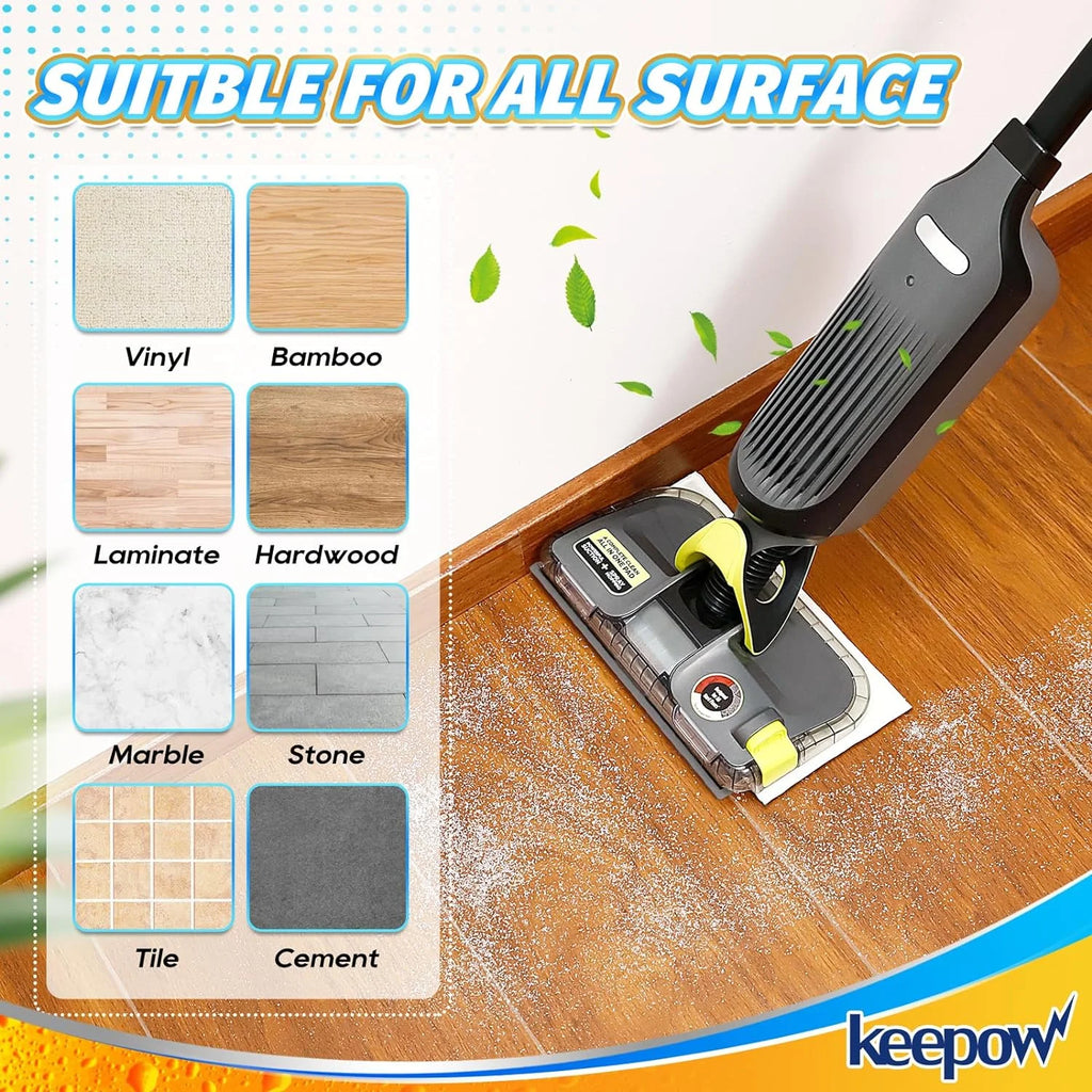 Reusable Vacuum Mop Pad Refills (1+2+2+2 Pads) D49059