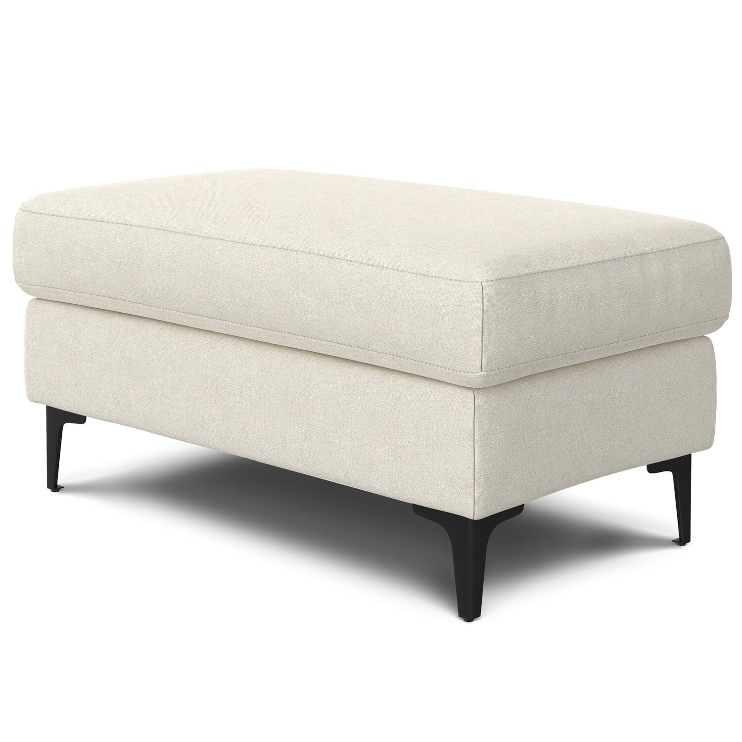 Ava Ottoman in Tightly Woven Performance Fabric F5577