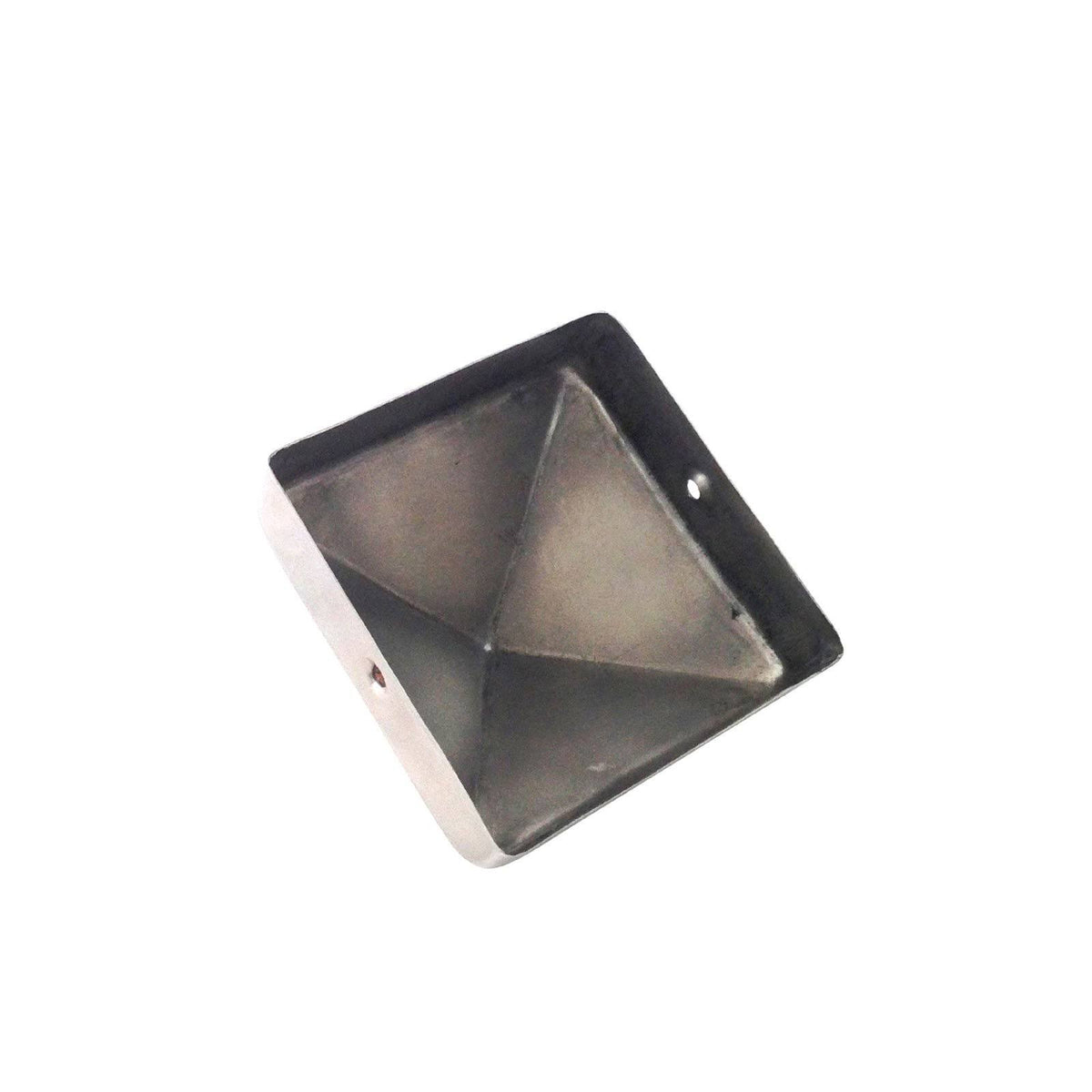 8 in. x 8 in. Stainless Steel Fence Post Cap I557677
