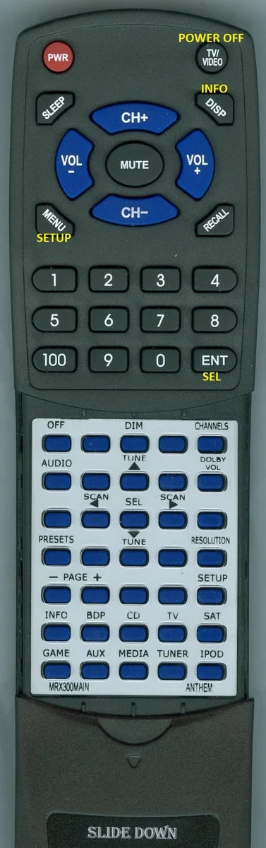 Replacement Remote R96524