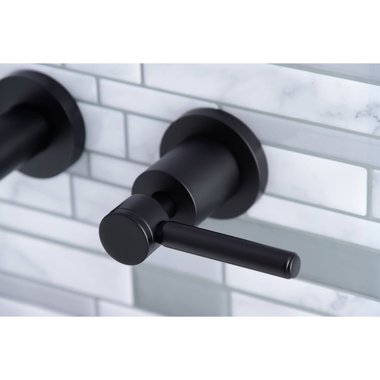 Oil Rubbed Bronze Wall Mount Roman Tub Faucet P65878