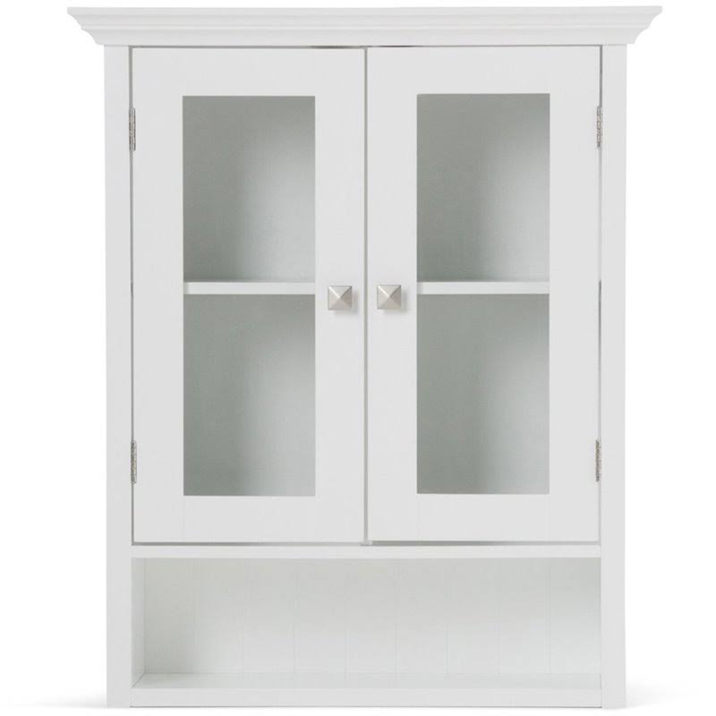 Double Door Wall Cabinet in Pure White X136