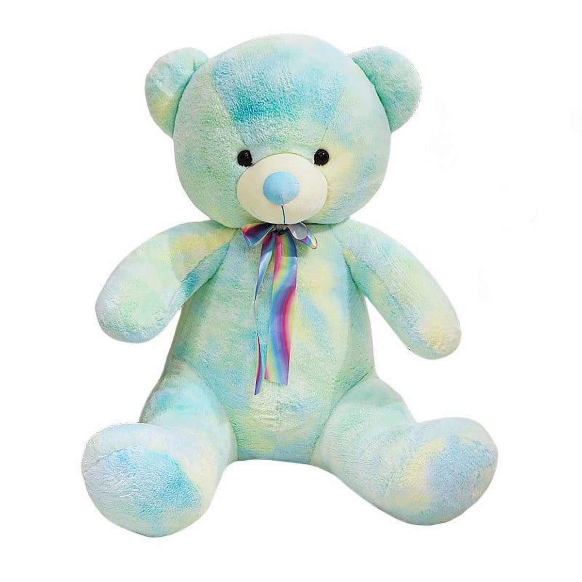 Colorful Ribbon Bear Plush Toy Doll U89015