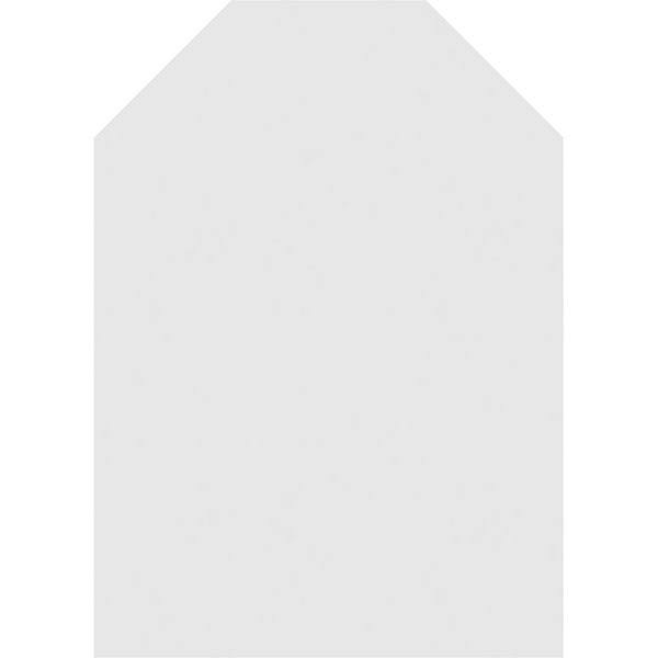 Octagonal Top Surface Mount PVC Gable Vent Y130220