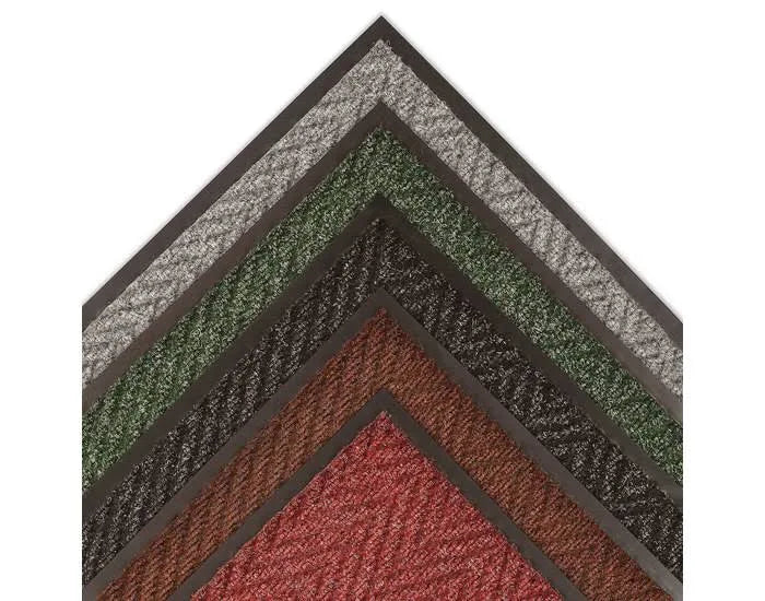 Charcoal Indoor Blended Yarn Carpeted Entry Mat P67174