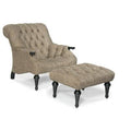 Tufted Rectangle Ottoman L795