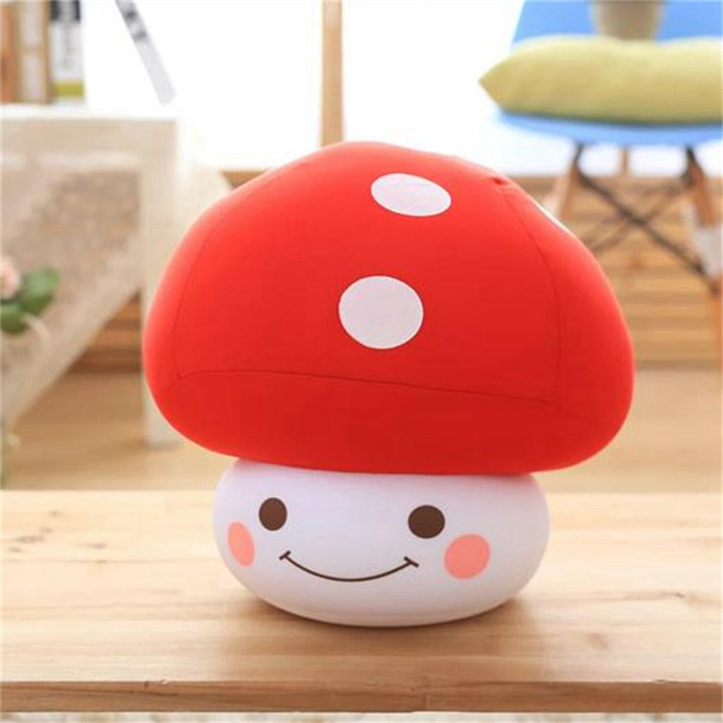 Soft Mushroom Shaped Throw Pillow X5534