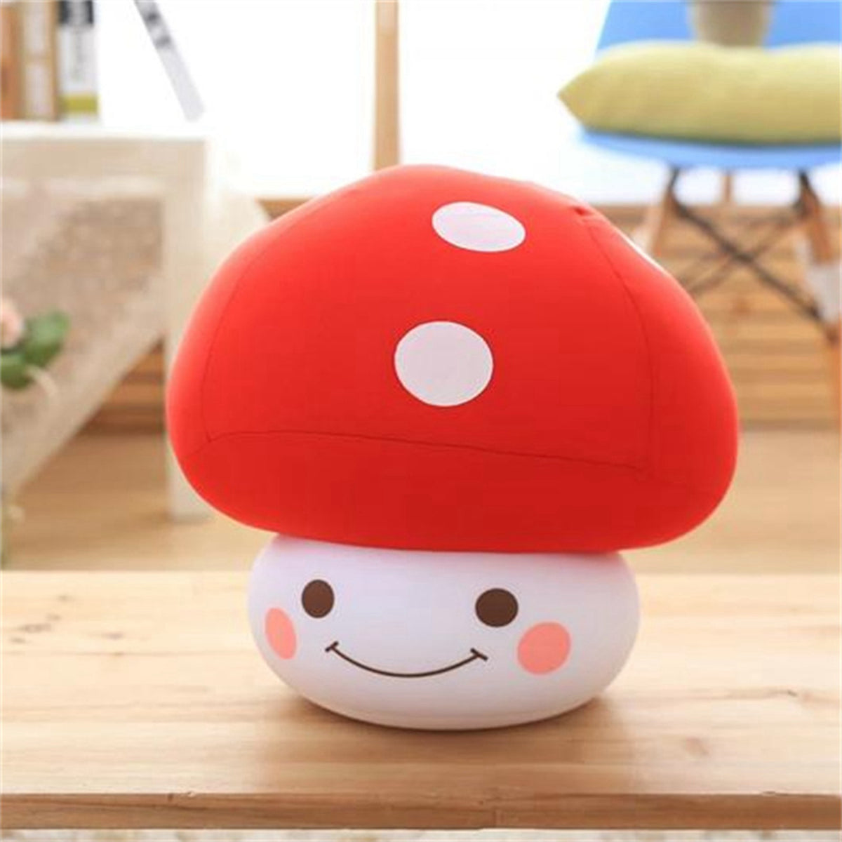 Soft Mushroom Shaped Throw Pillow X5534