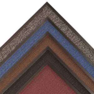 Brown Indoor Carpeted Entry Mat - 3 x 10 ft - Vinyl Backing K133