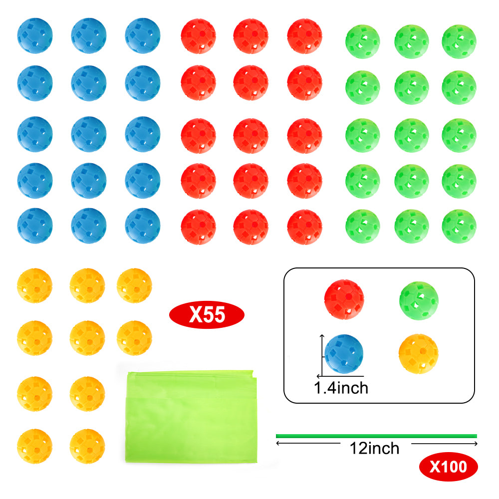 155pcs Fort Building Kit Construction Builder Toys B571632