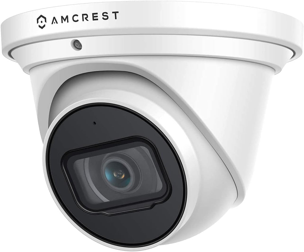 4K POE Outdoor Security Turret IP Camera, White T823488