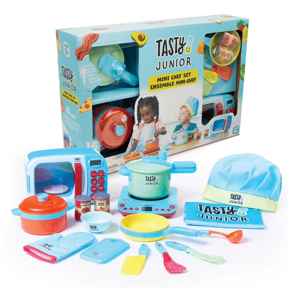 16-Piece Mini Chef Playset Toy with Lights & Sounds T6634