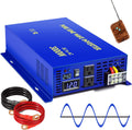 3000W Pure Sine Wave Power Inverter 24V to 110V 120V with Wireless Remote Switch A695
