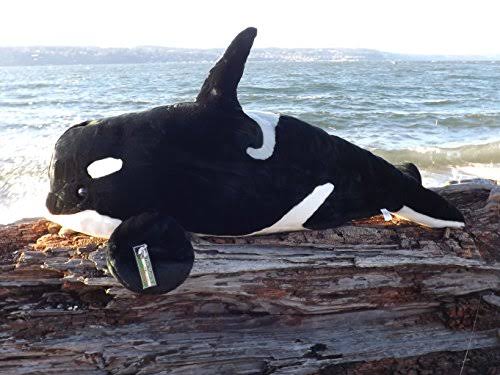 Large Stuffed Orca Whale Plush Toy V5461