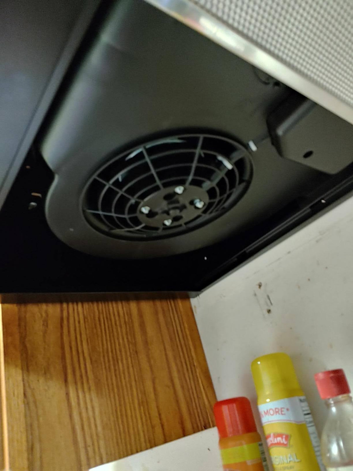 Black Convertible Under Cabinet Range Hood O244