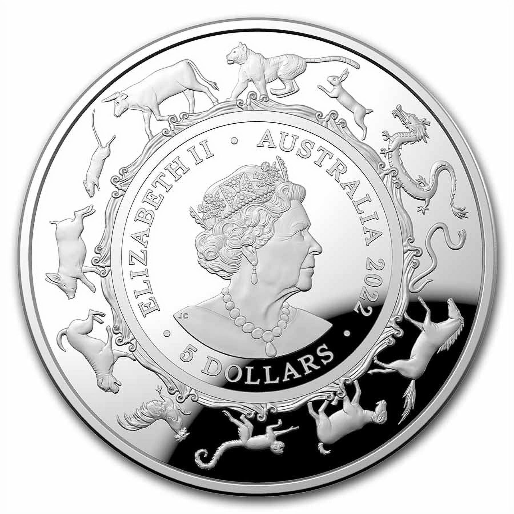 1 oz Silver Lunar Year of the Tiger Domed Proof Coin Y7366