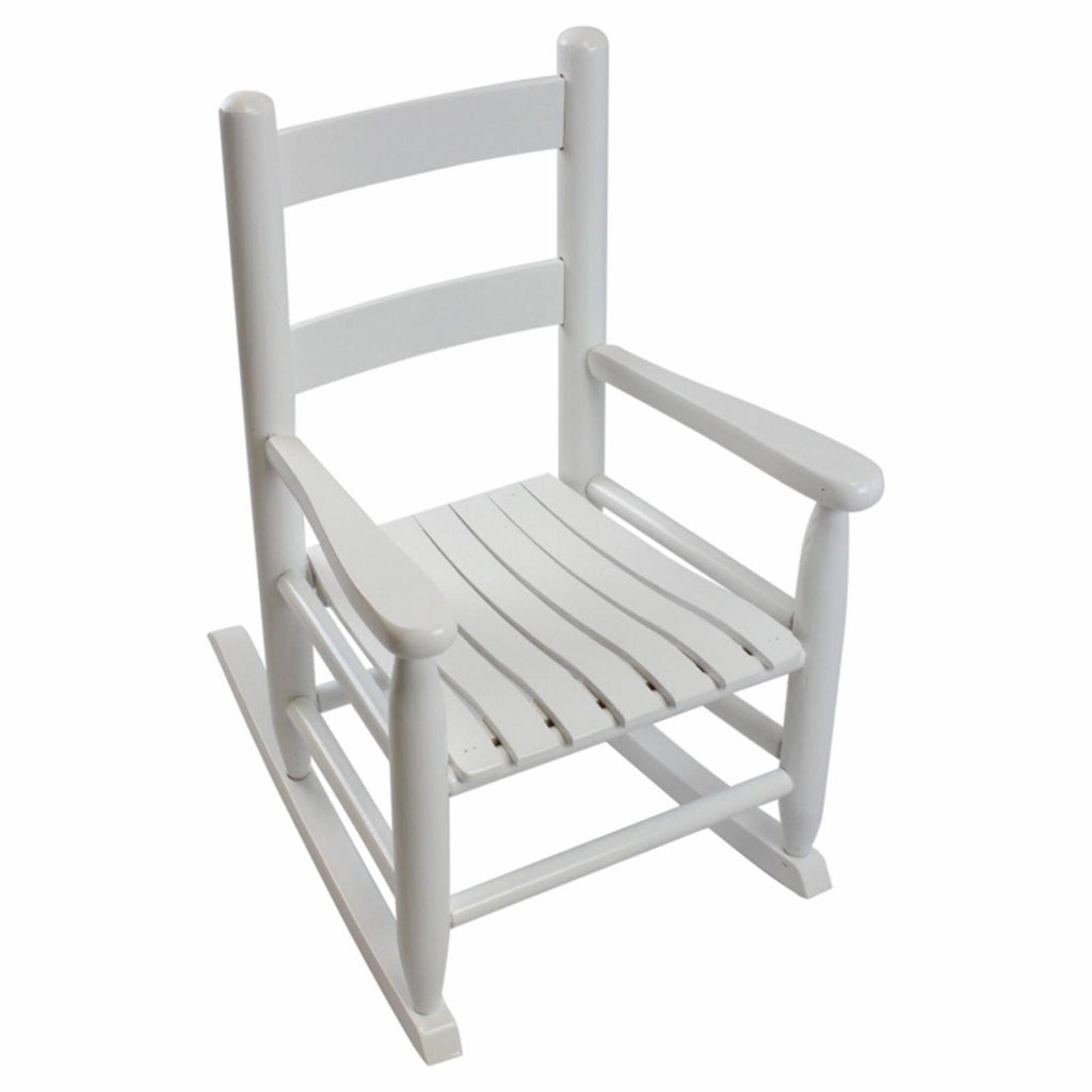 Antique White Wood Childs Rocking Chair P446076