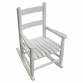 Antique White Wood Childs Rocking Chair P446076