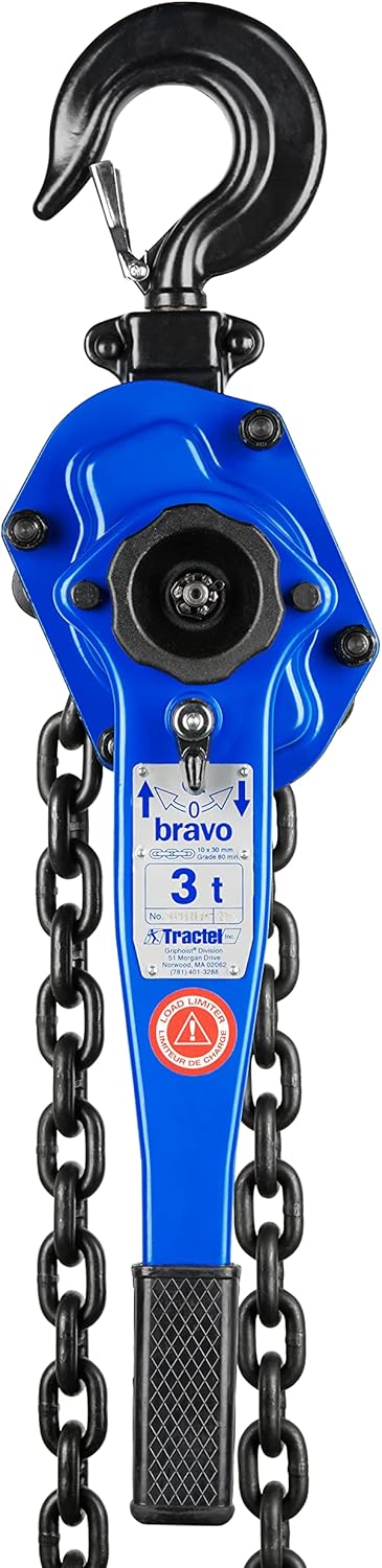 3/4 Ton Capacity Lever Chain Hoist with 10 ft Lift G328595