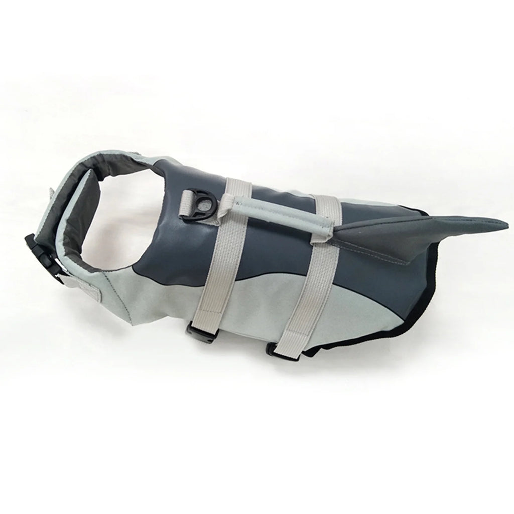 Dog Shark Swimsuit Vest Pet Safety Wear J53260