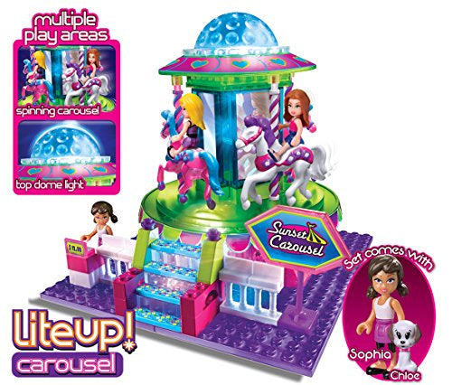 Lite Brix Carousel Playset A5829