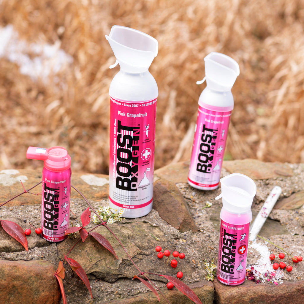Pink Grapefruit 5 Liter Pure Oxygen Canister (6 Pack) V16873